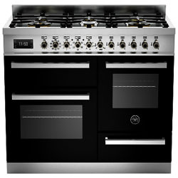 Bertazzoni Professional Series Dual Fuel Range Cooker Black